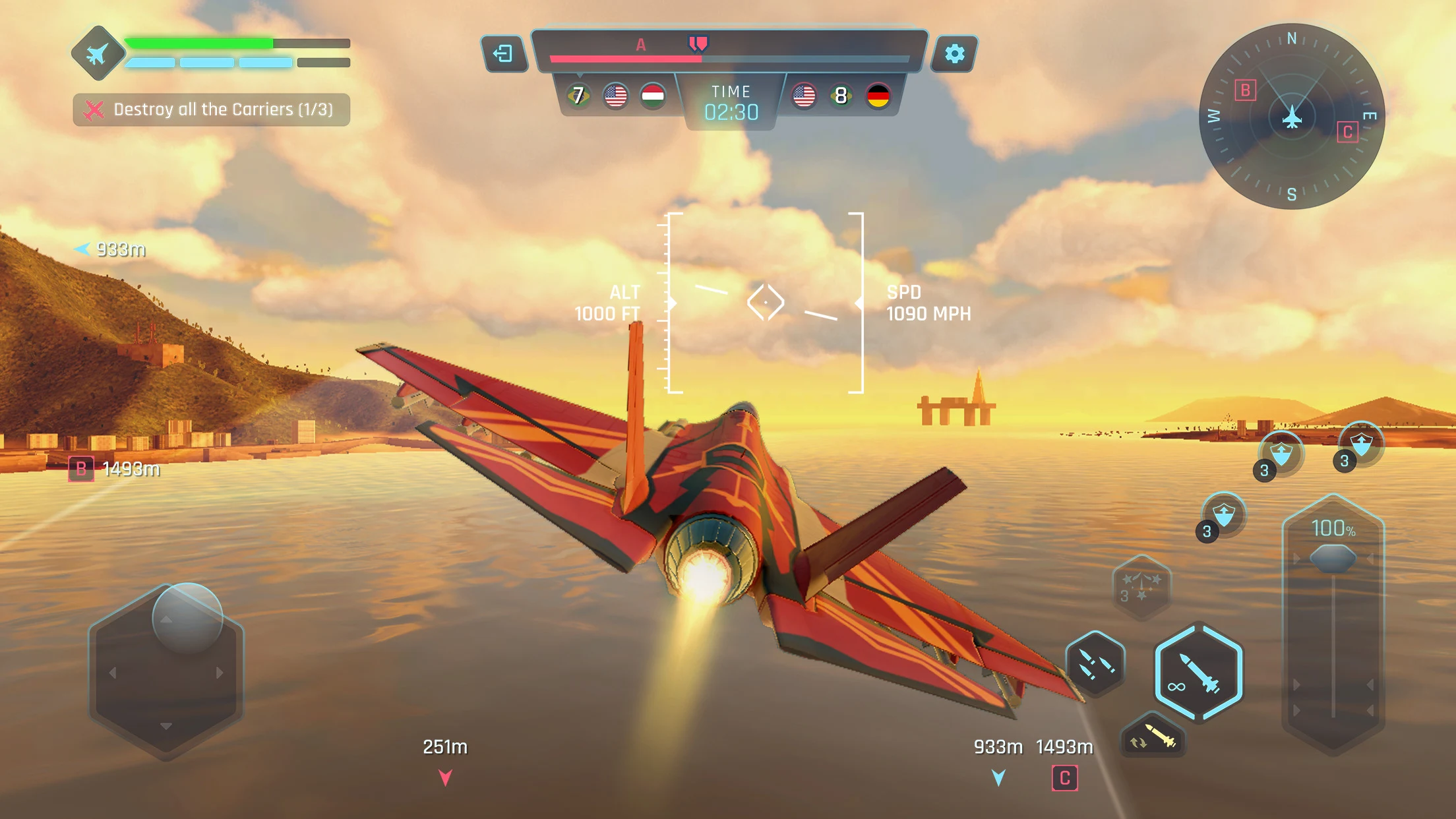 Sky Warriors: Airplane Games screenshot